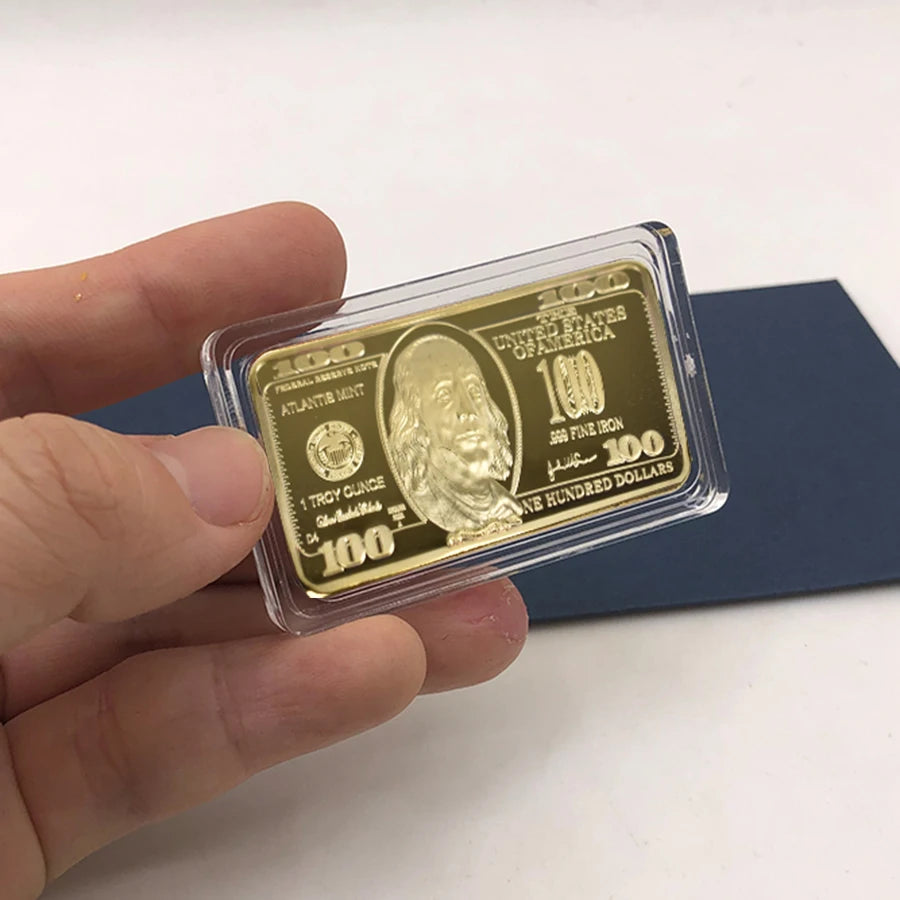 USA Dollar Gold Bars Souvenir Gifts
