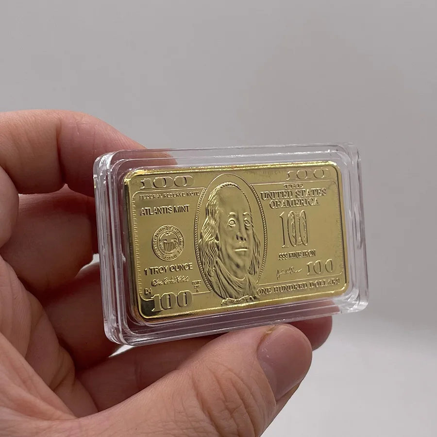 USA Dollar Gold Bars Souvenir Gifts
