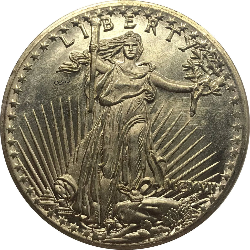 USA 1907 20 Dollars Gold Metal Coins