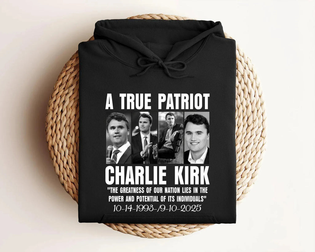 Memorial Freedom Hoodies For Charlie Kirk