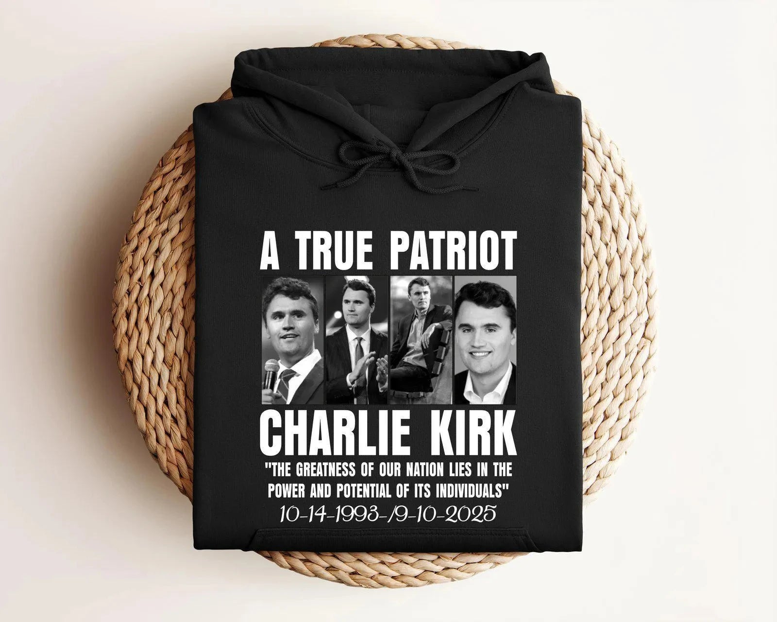 Memorial Freedom Hoodies For Charlie Kirk