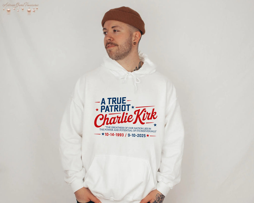 Memorial Freedom Hoodies For Charlie Kirk