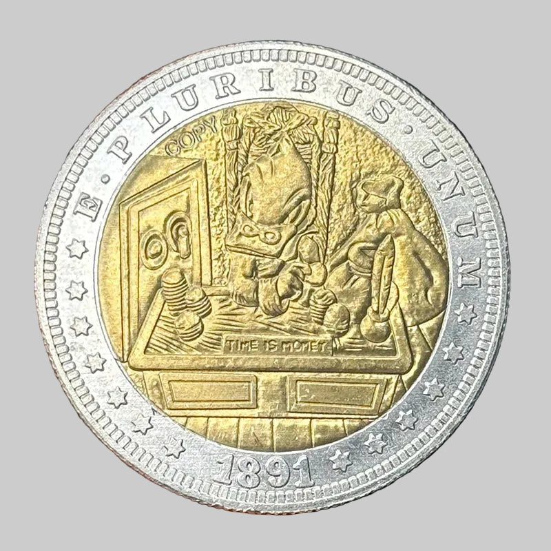 USA 1891 'Time is Money' Collectible coin